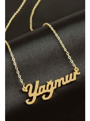 Zero Land Nrzsnt Yağmur Isimli Kolye -Sarı