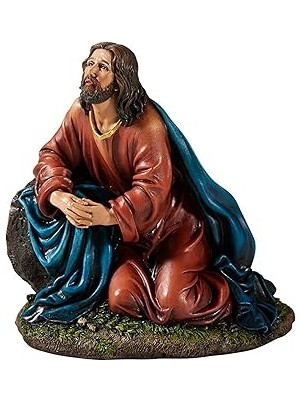 Indispensablely Jesus Christ Agony In The Garden Statue, 13 cm
