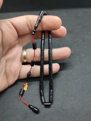 İskeçe Tesbih Mehmet Mercan Usta Eseri Bilek Boy (Küçük Boy) Ok Gibi Kesme Sıkma Kehribar Sertifikalı 8705