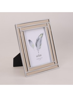 Selim 15X20 Lara Aynalı Çerçeve Gümüş