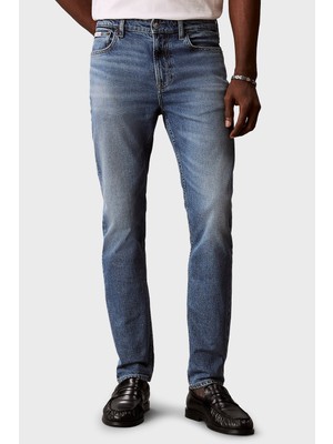 Calvin Klein Pamuklu Straight Fit Normal Bel LV04RF742GR7O Erkek Kot Pantolon LV04RF742G R7O