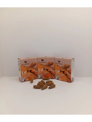Layansaa Ud Ağacı (Oud) Geri Akış Tütsü 3 Paket (30 Adet)