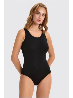 Kit Iç Giyim Berrak 2083 - 2084 2'li Kalın Askılı Kadın Çıtçıtlı Body - Zıbın - Atlet