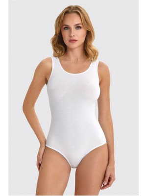 Kit Iç Giyim Berrak 2083 - 2084 5'li Kalın Askılı Kadın Çıtçıtlı Body - Zıbın - Atlet