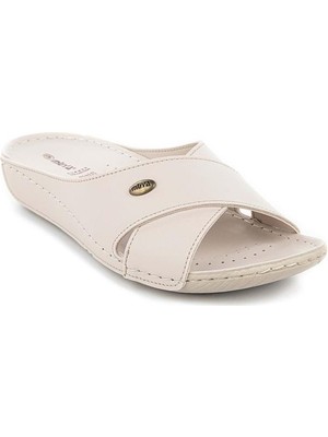 Muya Misty 31122-551 Anatomik Taban Kadın Terlik Full Krem 36-40