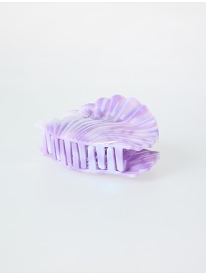 Jimmy Key Lila Deniz Kabuğu Figürlü Toka