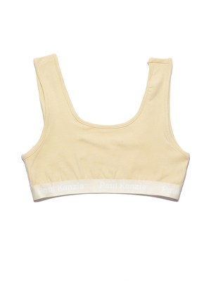Paul Kenzie Spor Bralet - Butter Yellow