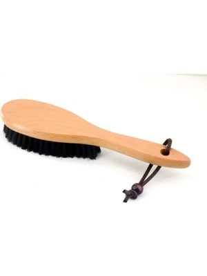 Ahşap Fırça Elbise Ayakkabı Fırçası 25 cm Uzunluğunda Naturel Renk