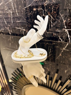 Sidas El Formlu Takı Organizeri 3D Yüzük Standı & Aksesuar Tepsisi