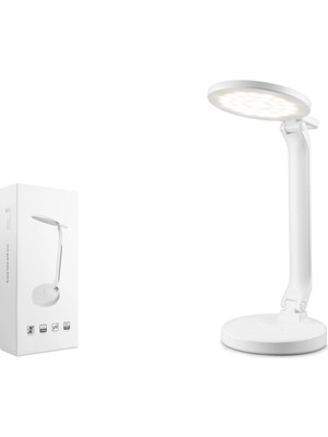 MiraLive USB Şarjlı Masa Lambası - Beyaz Q908-2