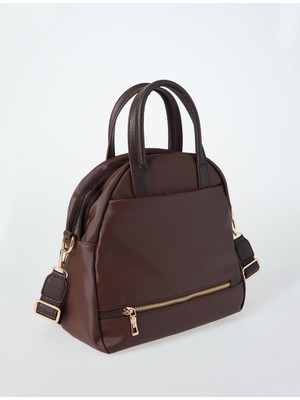 Jimmy Key Kahverengi Ayarlanabilir Askılı Çok Bölmeli Çanta