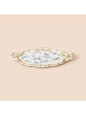 Evidea Kitchen Blue Bird Hürrem Tepsi - Renkli - 48 cm