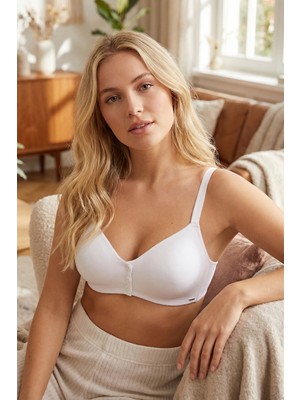 Nbb Beyaz Önden Açılan Toparlayıcı Sütyen