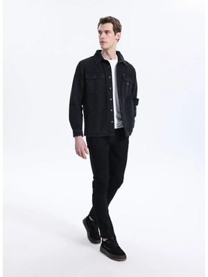 Lee Cooper Siyah Erkek Straight Denim Pantolon 262 Lcm 121035 Harry Stay Black