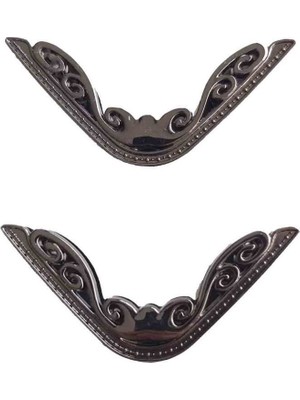 Angel Çanta Aksesuar 2li Füme Köşe Aparatı Süslü Model