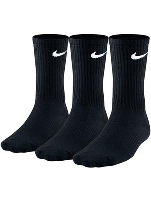 Nike Everday Dri-Fit Unisex Siyah 3'lü Çorap