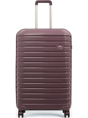 GROUND Vanille Büyük Boy Valiz Mor - 10663