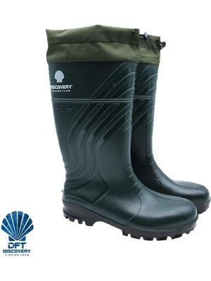 Dft Hunter Yeşil Pvc Konçlu Çizme