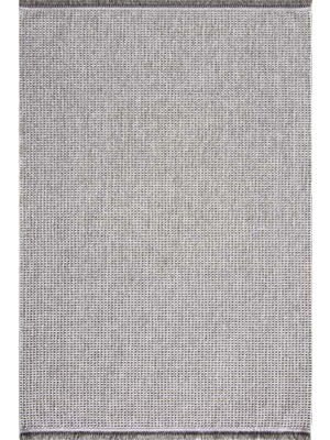 Halı Sepeti Enti Vega 1453 Gri Yumuşak Dokulu Halı Salon Mutfak Kesme Yolluk Halısı