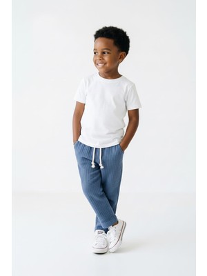 MiaBaby Likralı Gofre Bebek Pantolon