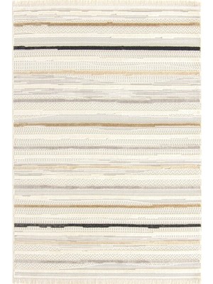 Halı Sepeti Enti Bonn 8803 Bej Iskandinav Halı Salon Halısı Kesme Halı Yolluk