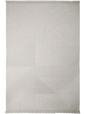 Halı Sepeti Enti Vega 1454 Krem Yumuşak Dokulu Halı Salon Mutfak Kesme Yolluk Halısı