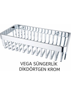 Onno Vega Süngerlik Dikdörtgen Krom