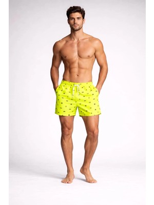 Pemilo Erkek Cepli Hızlı Kuruyan Deniz Şortu