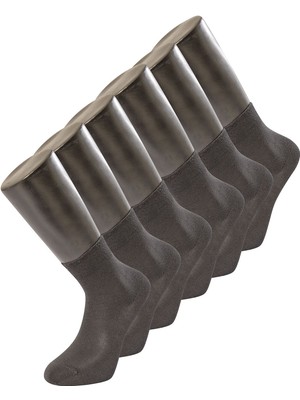 Pierre Cardin Türen Erkek Düz Yarım Soket Çorap 6'lı Paket 9102/ANTRASIT