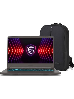 MSI Msı Thın A15 B7VE-076XTR C59 Amd Ryzen 5 7535HS 48 GB 512 GB  RTX4050 6gb 15.6" Full Hd 144Hz Windows 11 Home Gaming Notebook + Çanta