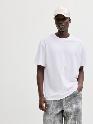 Jack & Jones Jack Jones Erkek Rahat Kesim Basic Tişört 12289962