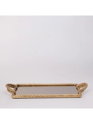 Selim Nexus Aynalı Tepsi Altın