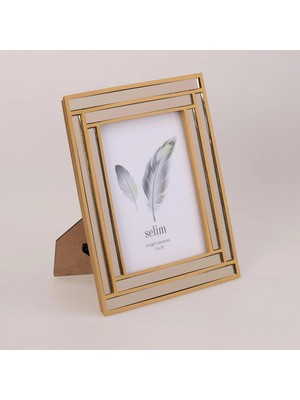 Selim 15X20 Lara Aynalı Çerçeve Altın