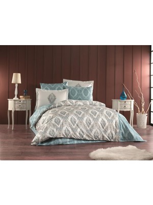 Balkan Grup Çift Kişilik Poplin Nev Retro Mint