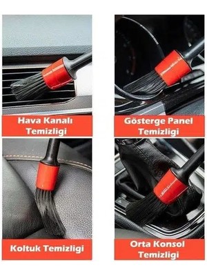 Özfırat Pvc Yapı Araba Detaylı Temizlik Fırça Seti