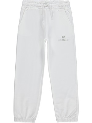 Civil Girls 6-9 Yaş Eşofman Altı - Kırık Beyaz