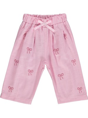 Civil Baby Fiyonk Empirme 6-18 Ay Pantolon - Pembe