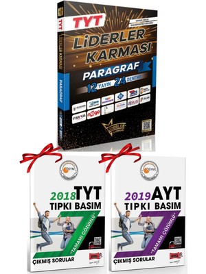 Liderler Karması 2025 Tyt Paragraf Deneme Seti ve Tyt 2018 & Ayt 2019 Çıkmış Sorular Hediyeli