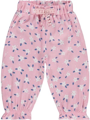 Civil Baby Paça Büzgülü 6-18 Ay Pantolon - Pembe