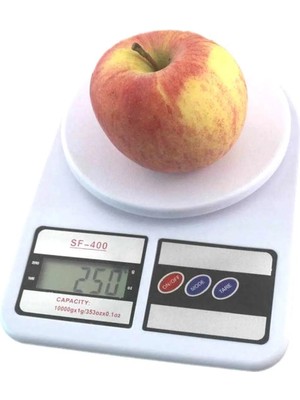 Özfırat Pvc Yapı Buffer® LCD Ekranlı Dijital Hassas Mutfak Terazisi Tartısı Baskülü