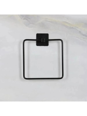 Özfırat Pvc Yapı Buffer® Kendiliğinden Yapışkanlı Siyah Paslanmaz Metal Kare Havluluk