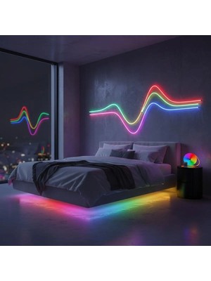 Özfırat Pvc Yapı 3 Metre Neon LED Işık – Esnek Dekoratif Ortam ve Oda Aydınlatması