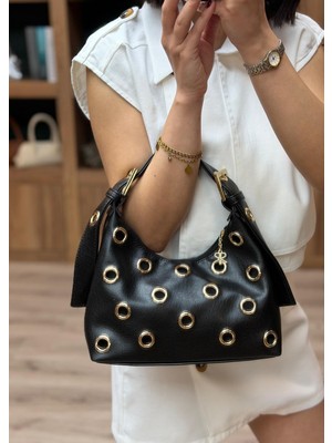 Vazıradk Orbit Zımba Detaylı El ve Omuz Çantası