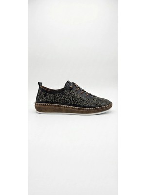 Ustalar Ayakkabı Siyah Kadın Hakiki Deri Ayakkabı 00549.2267