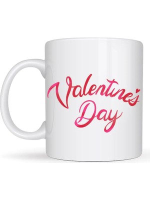 Özfırat Pvc Yapı Valentine’s Day Porselen Kupa Model 3 – Aşk Temalı Özel Tasarım Kahve & Çay Kupası , Sevgililer Günü Hediyesi