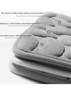 Özfırat Pvc Yapı Memory Kaydırmaz Banyo Paspası Pembe