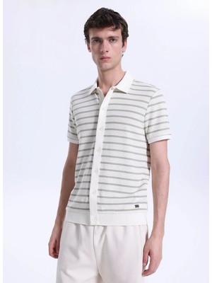 Discovery Expedition D6SM-GML3831 Mint Relaxed Düz Erkek Gömlek