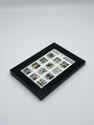 Kişiye Özel 12 Ay Bebek Gelişim Çerçevesi - 1 Yaş Doğum Günü Panosu (10*15CM/ÇERÇEVELI)