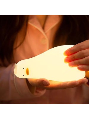 Özfırat Pvc Yapı Yatan Ördek Tasarımlı Gece Lambası