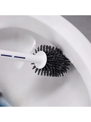 Özfırat Pvc Yapı Deterjan Hazneli Silikon Tuvalet Fırçası